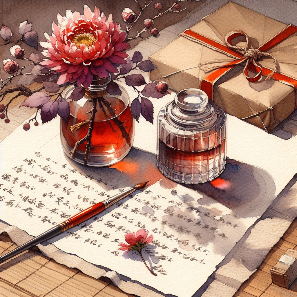 Watercolour illustration in warm bone, burnished brick, dusk plum, and warm stone tones for the New relationship: questions for the season before everything is settled pack.
